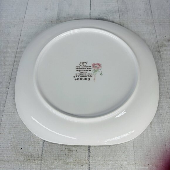 Sango Quadrille ANASTASIA  Andre Richard Floral Oriental Dinner Plates Set of 4 - Picture 5 of 16